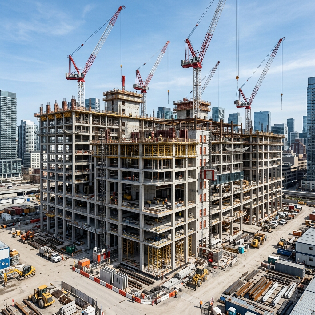 Construcción e infraestructura a gran escala